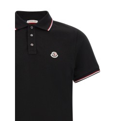 Tricolor trim polo shirt