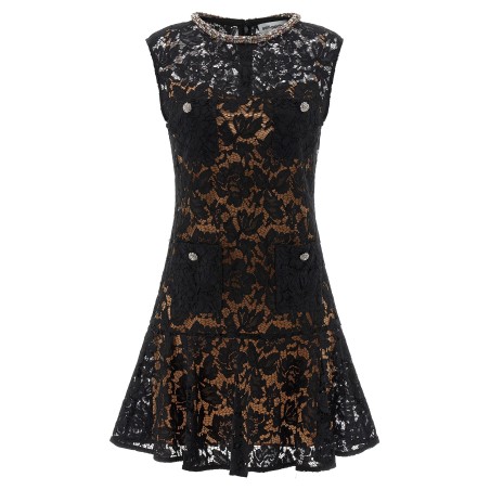 'Black lace crystal' dress