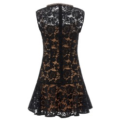 'Black lace crystal' dress