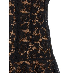 'Black lace crystal' dress