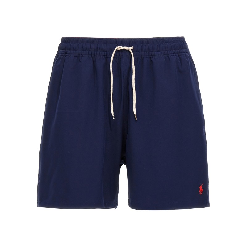 Logo embroidery swim shorts