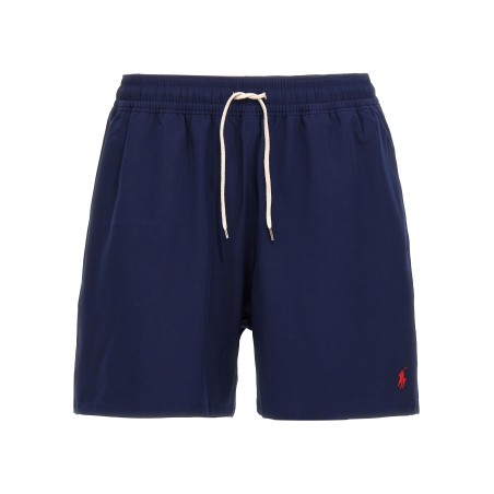 Logo embroidery swim shorts