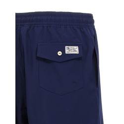 Logo embroidery swim shorts