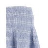 Check knit skirt