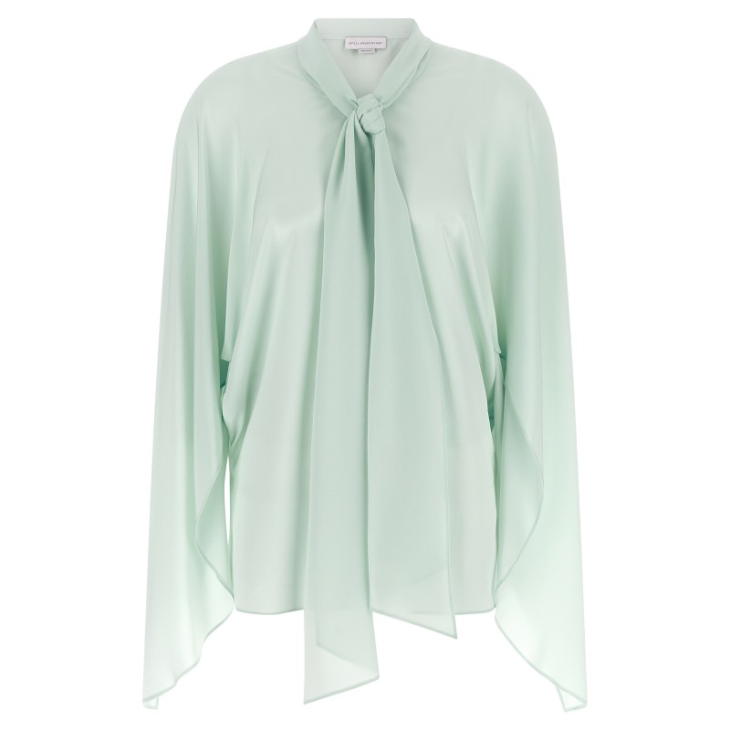 Lavallière collar shirt