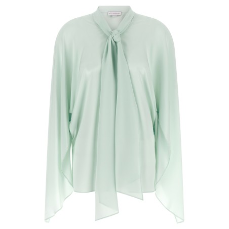 Lavallière collar shirt