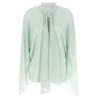 Lavallière collar shirt
