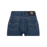 Chambray denim shorts
