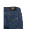 Chambray denim shorts