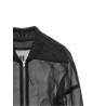 'Dracucollar cropped' bomber jacket