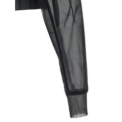 'Dracucollar cropped' bomber jacket