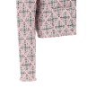 Floral collar cardigan