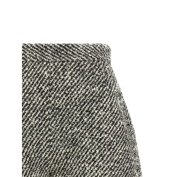 Bouclé wool shorts