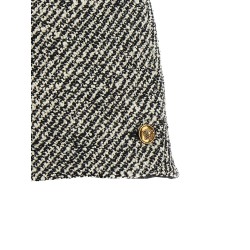 Bouclé wool shorts