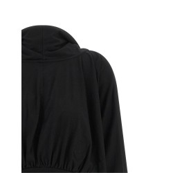 'Cropped Hooded Top' Long Sleeve Sweater
