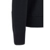 Two-material cardigan