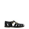 Jelly Sandals with Lettering Logo