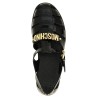 Jelly Sandals with Lettering Logo