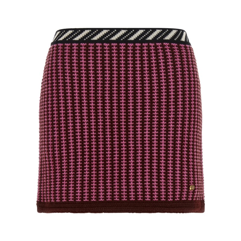 Crochet knit skirt