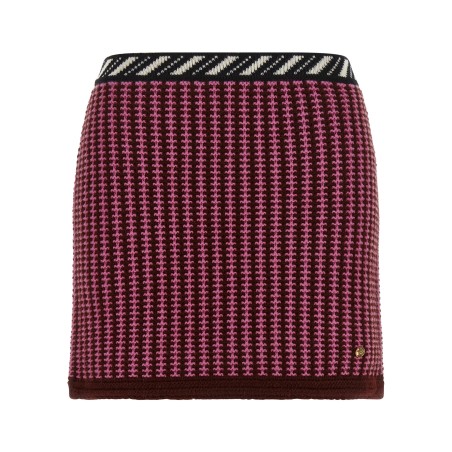 Crochet knit skirt