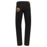 Medusa embroidery jeans