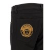 Medusa embroidery jeans