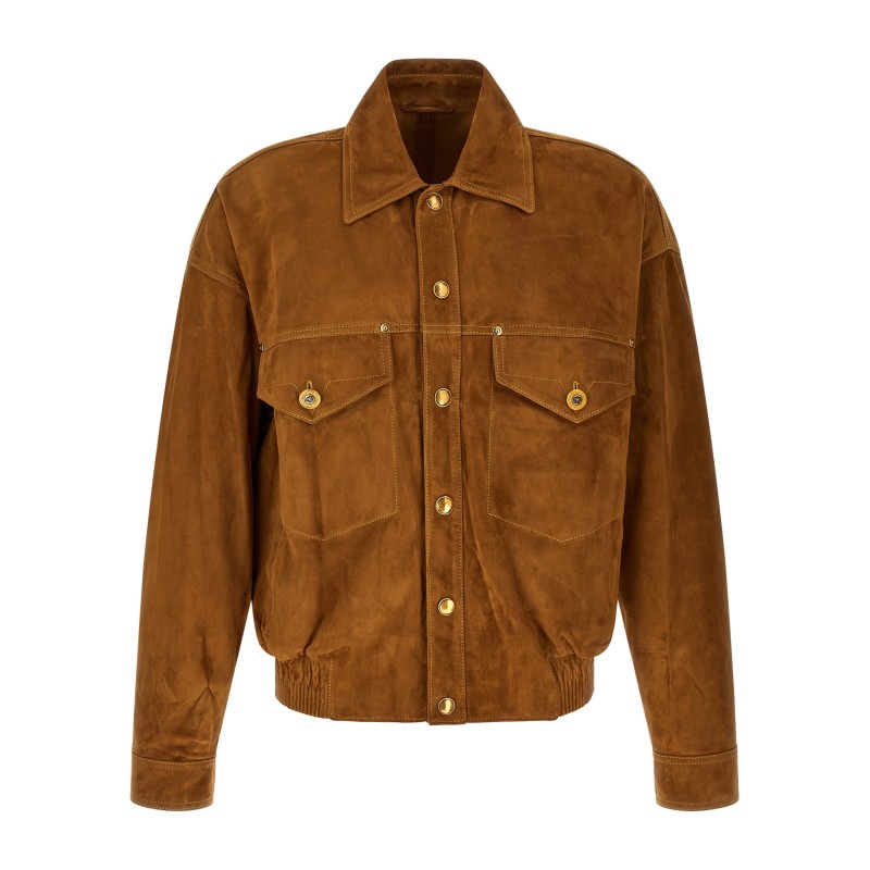 Suede blouson