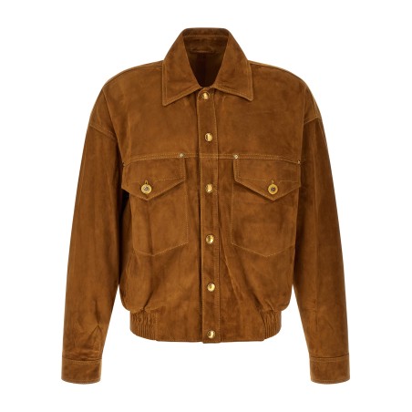 Suede blouson