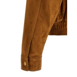 Suede blouson