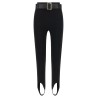 Leggings with stirrup and belt