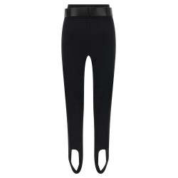 Leggings with stirrup and belt