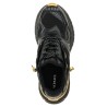 Mesh and leather sneakers