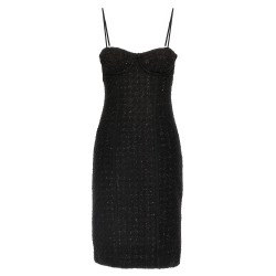 Bouclé midi dress