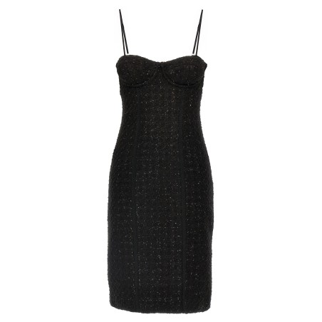 Bouclé midi dress
