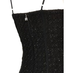 Bouclé midi dress