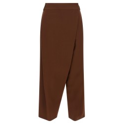 Asymmetrical panel pants