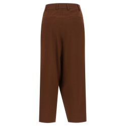 Asymmetrical panel pants