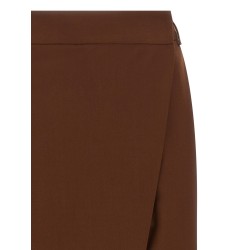 Asymmetrical panel pants