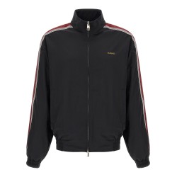 Craquelé-effect blouson