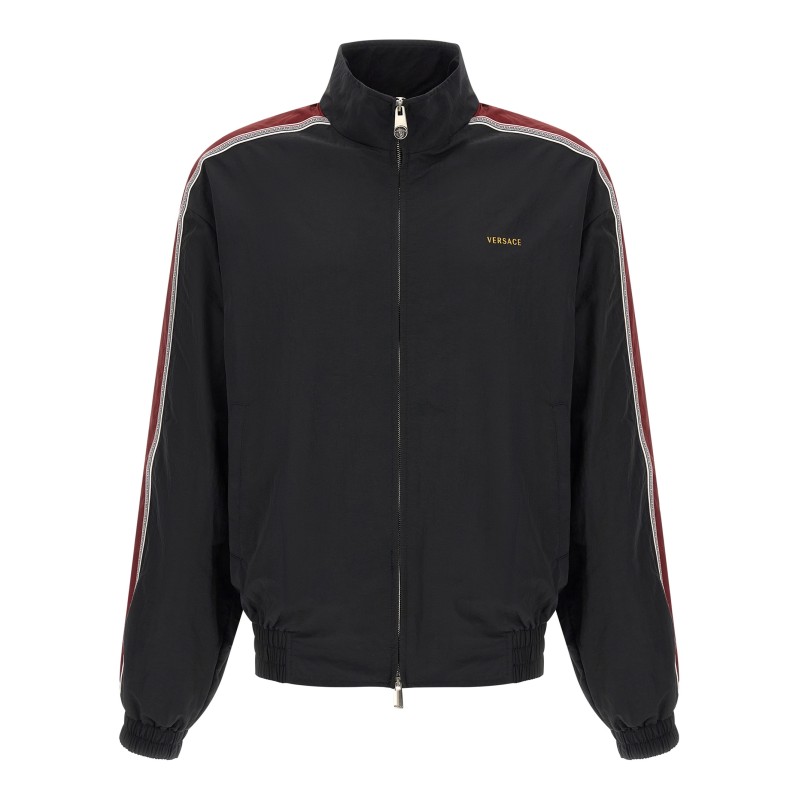 Craquelé-effect blouson