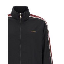 Craquelé-effect blouson