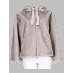 GIACCA BOMBER IN ECO-PELLICCIA