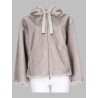 GIACCA BOMBER IN ECO-PELLICCIA
