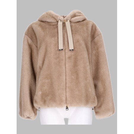 GIACCA BOMBER IN ECO-PELLICCIA