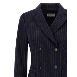 Pinstripe coat