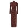 Polka dot mesh dress