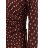 Polka dot mesh dress