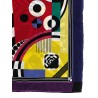 'Theatre' print silk scarf