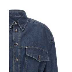 Chambray denim dress