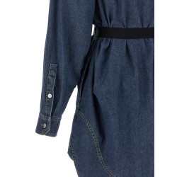 Chambray denim dress